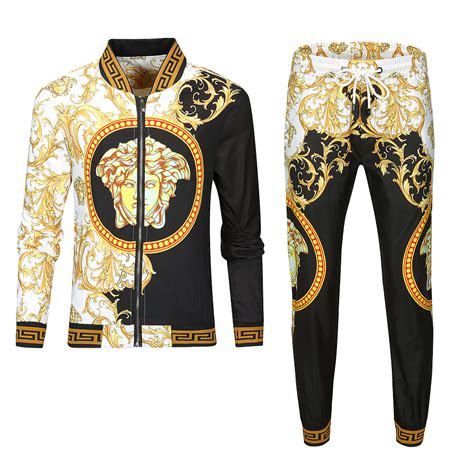 fake versace tracksuit|versace clearance for men.